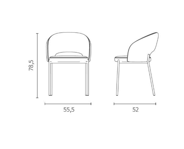 Sedia - Greta (SET 2 PEZZI)