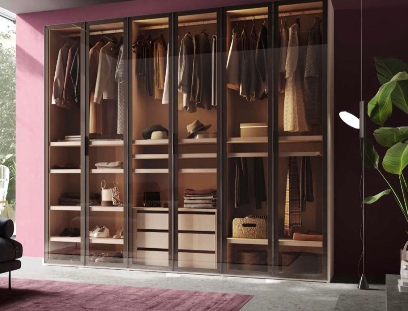 Armadio - Vetro Bronzo e Cashmere